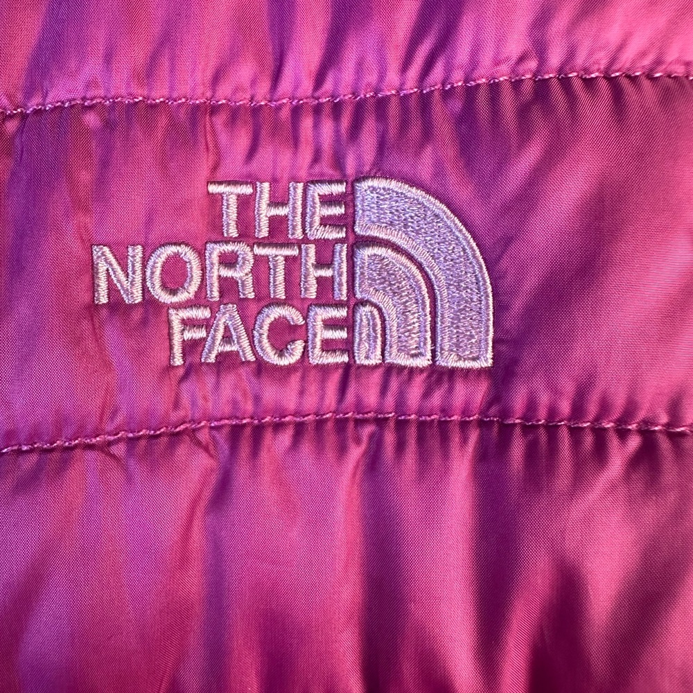 The North Face Magenta Reversable Puffer Vest - Picture 3 of 11